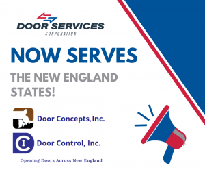 Door Services now serves New England states